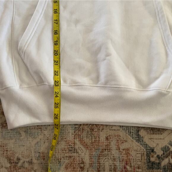 Champion Men’s Reverse Weave Heavyweight Hoodie Sweatshirt Size Small White New - Picture 16 of 16